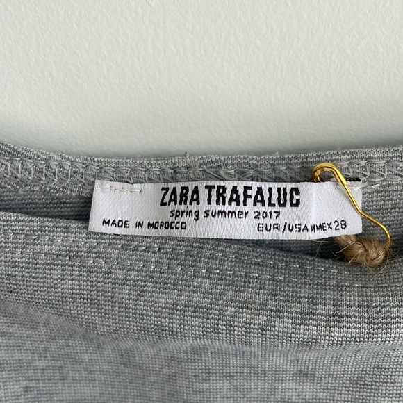 Zara Midi Dress With Back Slit - Size small - Grey - Picture 5 of 6